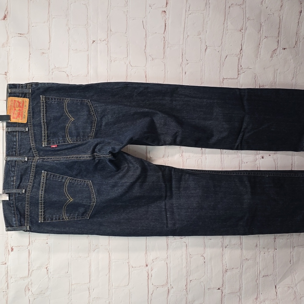 Levi Strauss & Co. Jeans 514 Dark Blue Jeans Slim Straight Men's 38x32